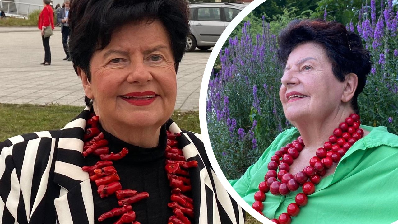 Nie tylko czerwone korale. Joanna Senyszyn lubuje się w fikuśnej biżuterii [dużo zdjęć]