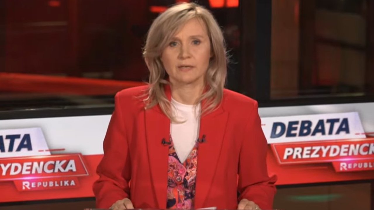 Katarzyna Gójska poprowadziła kontrowersyjną debatę. Jeszcze więcej kontrowersji wywołuje nazwisko jej męża