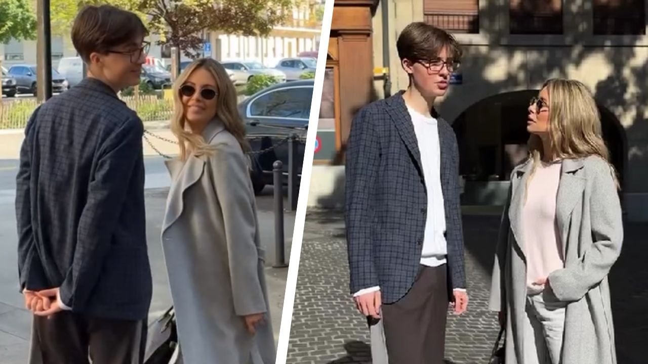Małgorzata Rozenek zabrała najstarszego syna do Genewy. Fani grzmią: "Mogłabyś go lepiej ubrać"