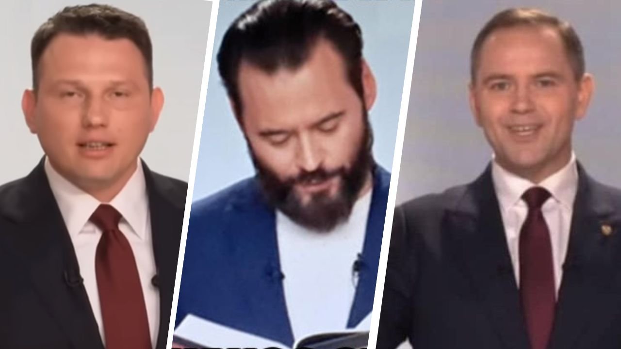 Najlepsze memy po debacie w tv "R". Sławek rozprawiajacy o szansach, Krzysio czytający książkę i nie tylko