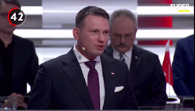 Sławomir Menzten, debata "Super Express"