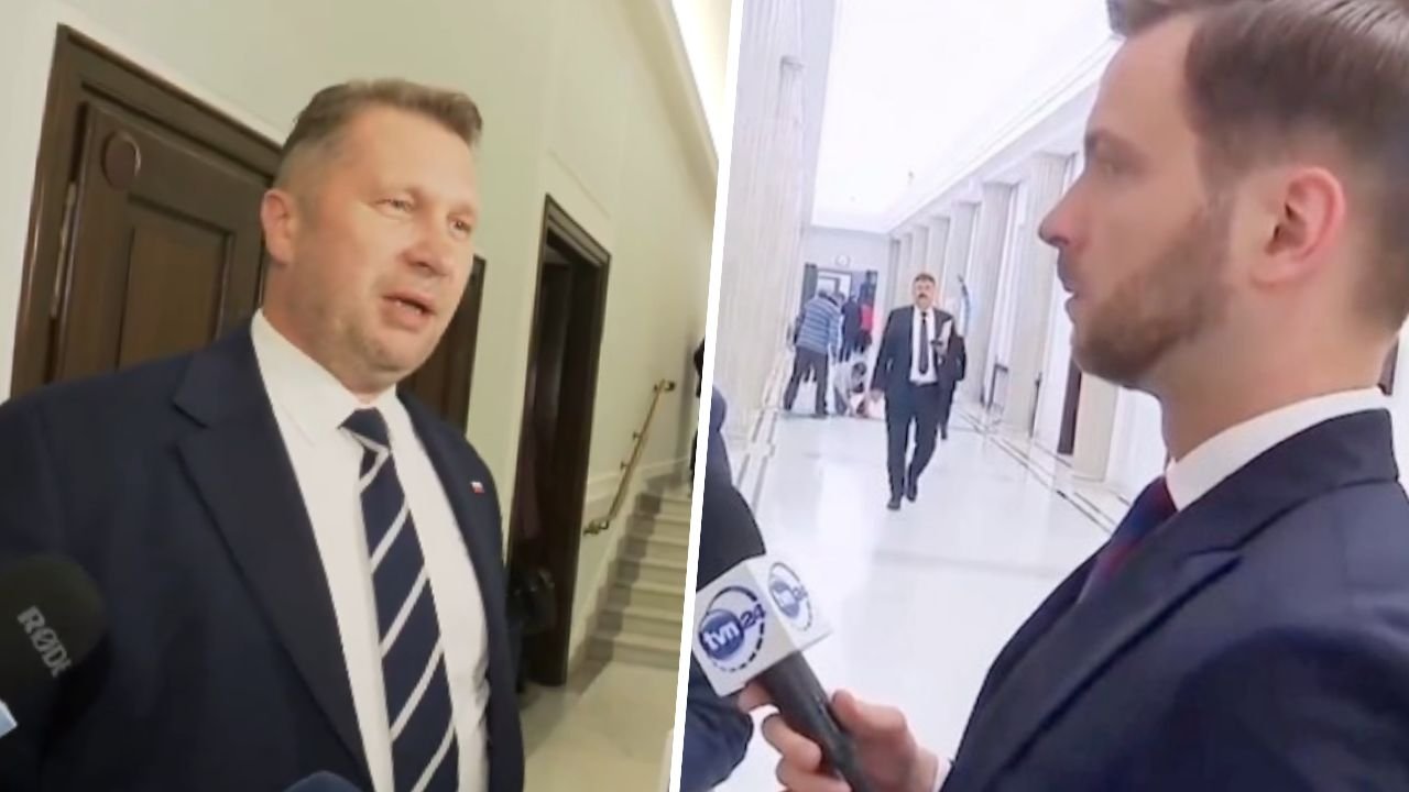 Przemo od dzbana tonie w aferze Karola flippera. Z desperacji zadał dziennikarzowi niewiarygodne pytanie [wideo]