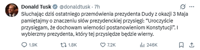 Donald Tusk zaorał Andrzeja Dudę