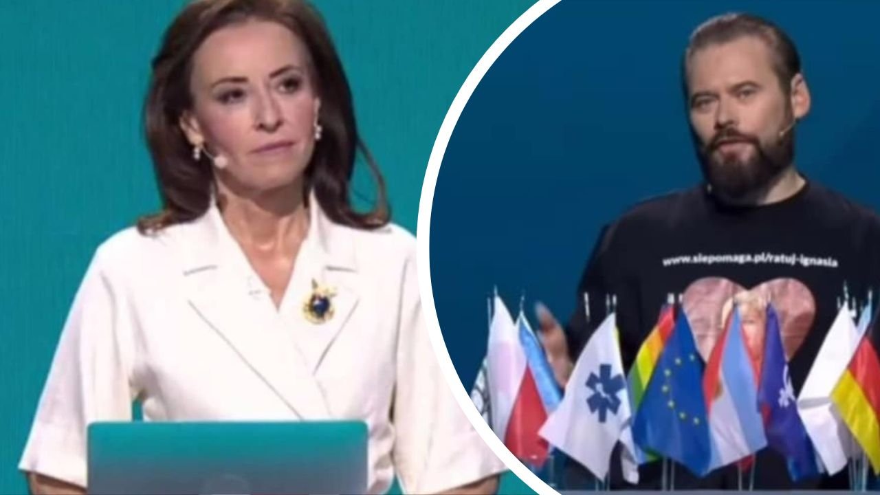 Krzysiek od wielu flag ostro o dziennikarce. "Niech pani pilnuje zegara, bo od tego pani tutaj jest" [memy]