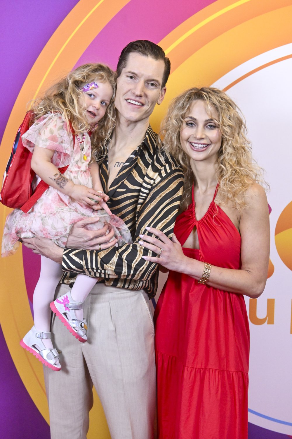 Hanna Żudziewicz z mężem i córką