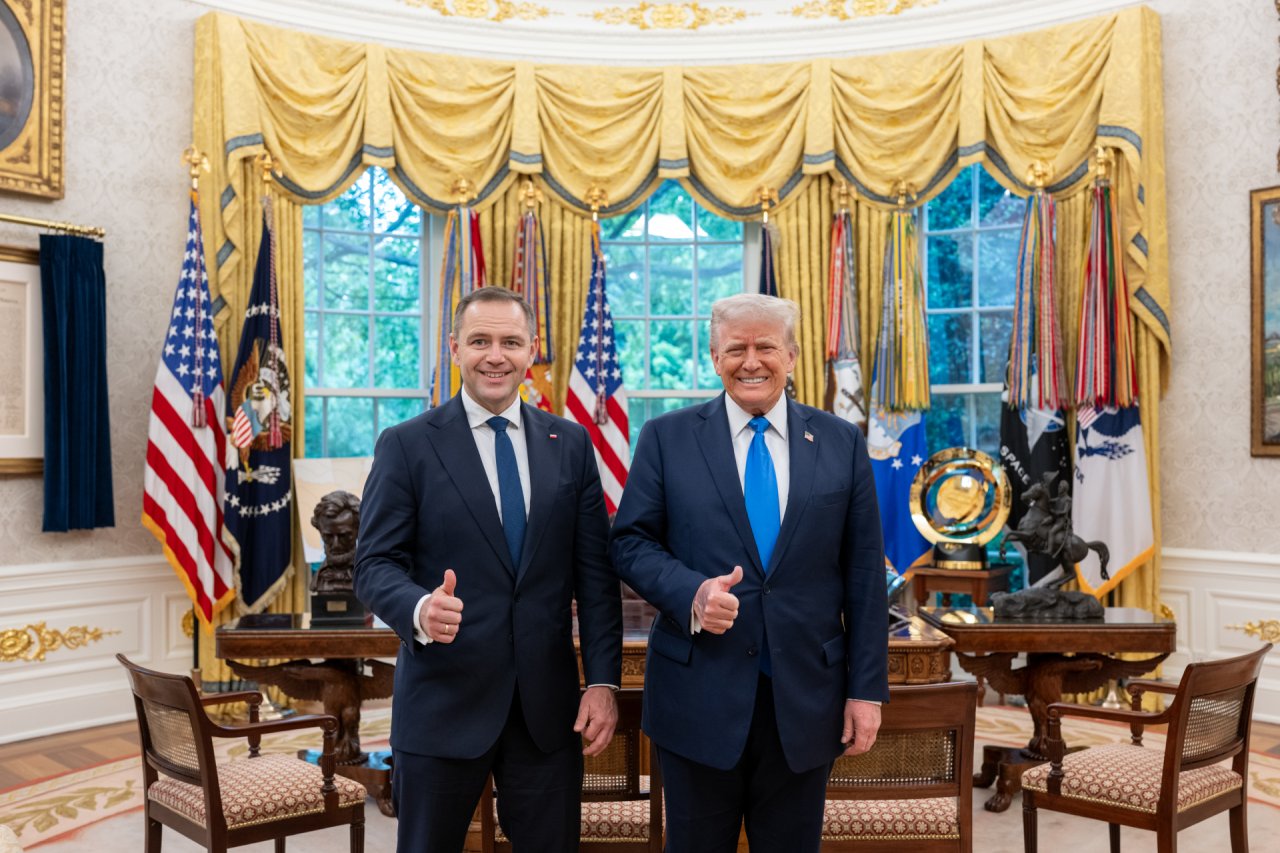 Karol Nawrocki, Donald Trump obok siebie