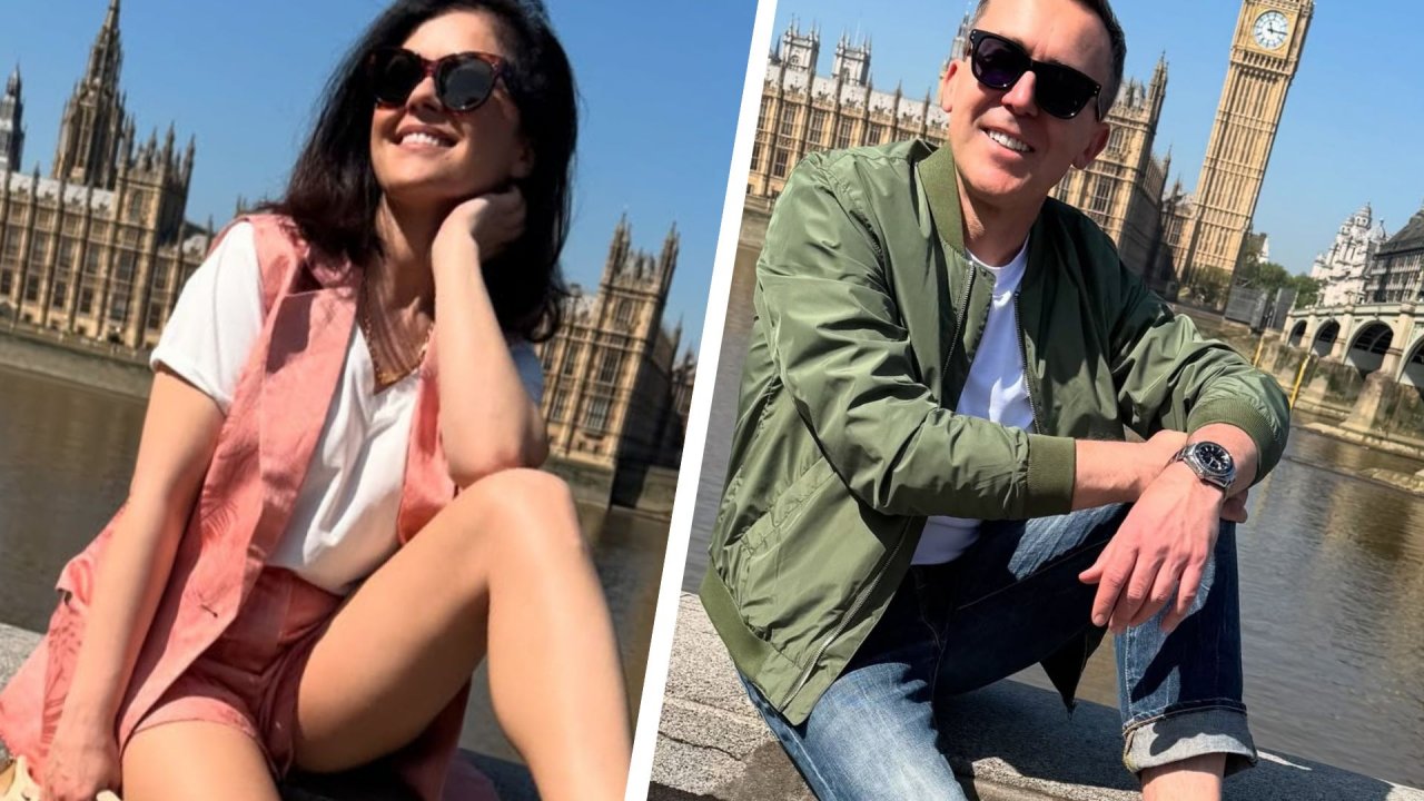 Kasia Cichopek i Maciej Kurzajewski opuścili Polskę. Wyfrunęli na majówkę do Londynu [zdjęcia]