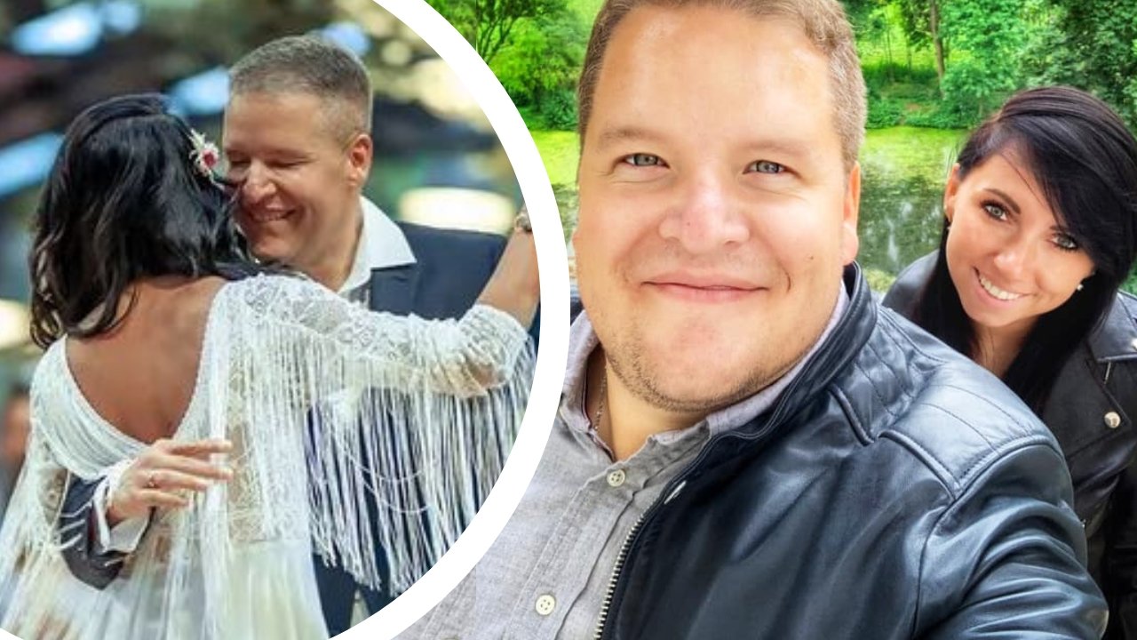 Szczuplejszy o 50 kilosów Lotek stanął na ślubnym kobiercu. Wyglądał jak książę z bajki, a jego żona jak Pocahontas [dużo zdjęć]