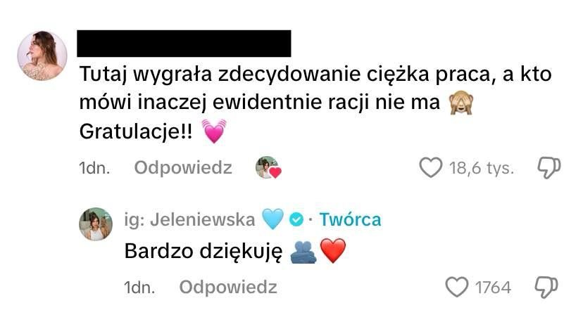 Maria Jeleniewska na TikToku