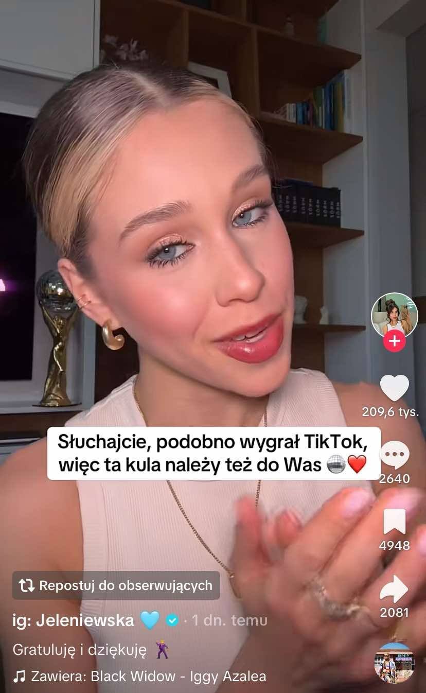 Maria Jeleniewska na TikToku
