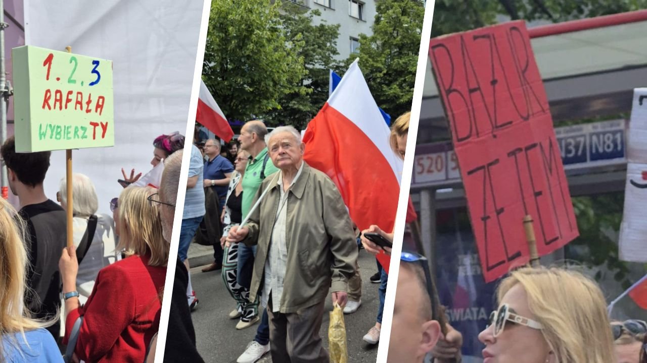 Byliśmy na marszu wykształciucha Rafała. Zebraliśmy najlepsze hasła na transparentach (i nie tylko)