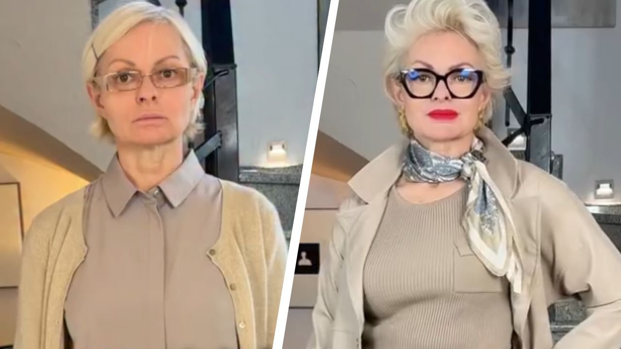 Marzena Kotowska ma 57 lat i nie chce wyglądać jak typowa babcia. Jej metamorfozy robią furorę [porównujemy]