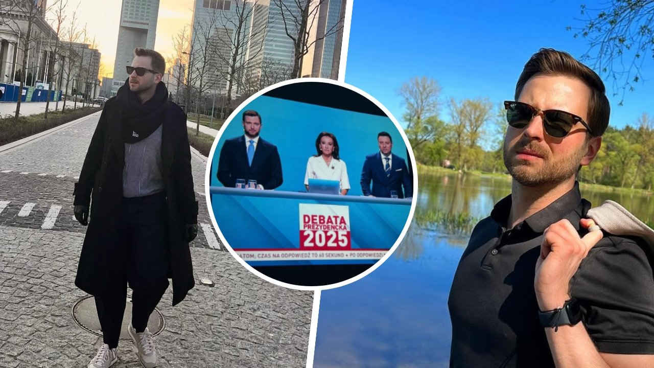 Radomir Wit poprowadził debatę w TVP. Niezły z niego fashionista [dużo zdjęć]