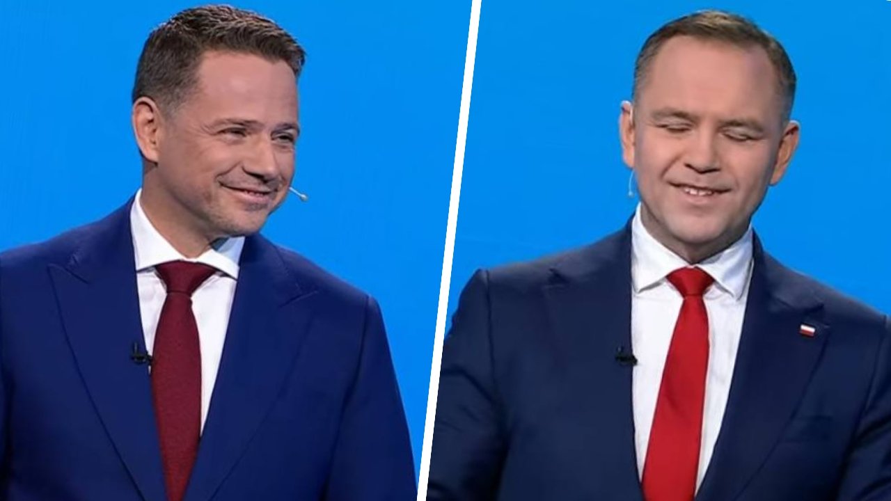 Rafał i Karol debatowali w bliźniaczych stylizacjach. Wybieramy, który wyglądał korzystniej