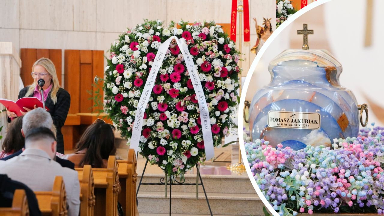 Marzena Rogalska odczytała mowę pożegnalną żony Tomasza Jakubiaka. "Tomek wygrał każdy dzień życia", "Był i będzie bohaterem"