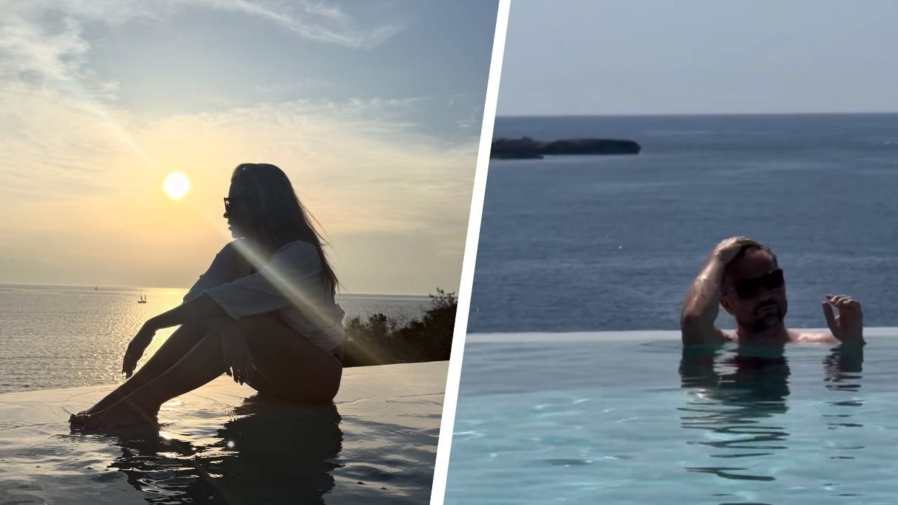 Marcin Rogacewicz się wygadał, że urlopował z Agnieszką Kaczorowską. Wszystko przez upojne wideo z basenu