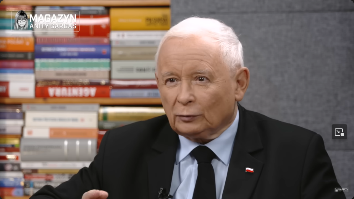 półzbliżenie na twarz jaroslaw-kaczynski