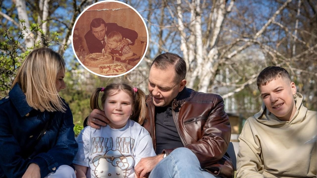 Karol Osiłek pokazał tatusia i synusia. Trzy pokolenia na zdjęciach jak siostry Grycanki