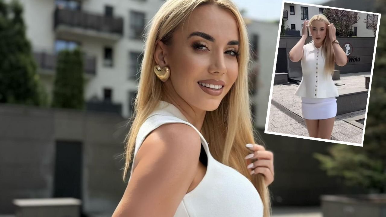 Blondwłosa Marianna tak ubrała się na rozwód z Łukaszem. Fani: "Dłuższa spódniczka i byłoby z klasą"