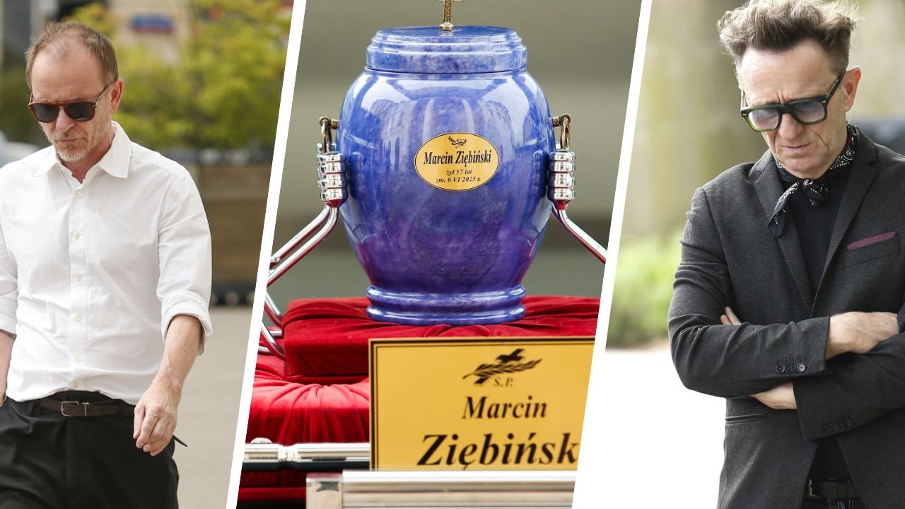 Pogrzeb Marcina Ziębińskiego. Żałobnicy zobaczyli przy ołtarzu zaskakujące zdjęcie