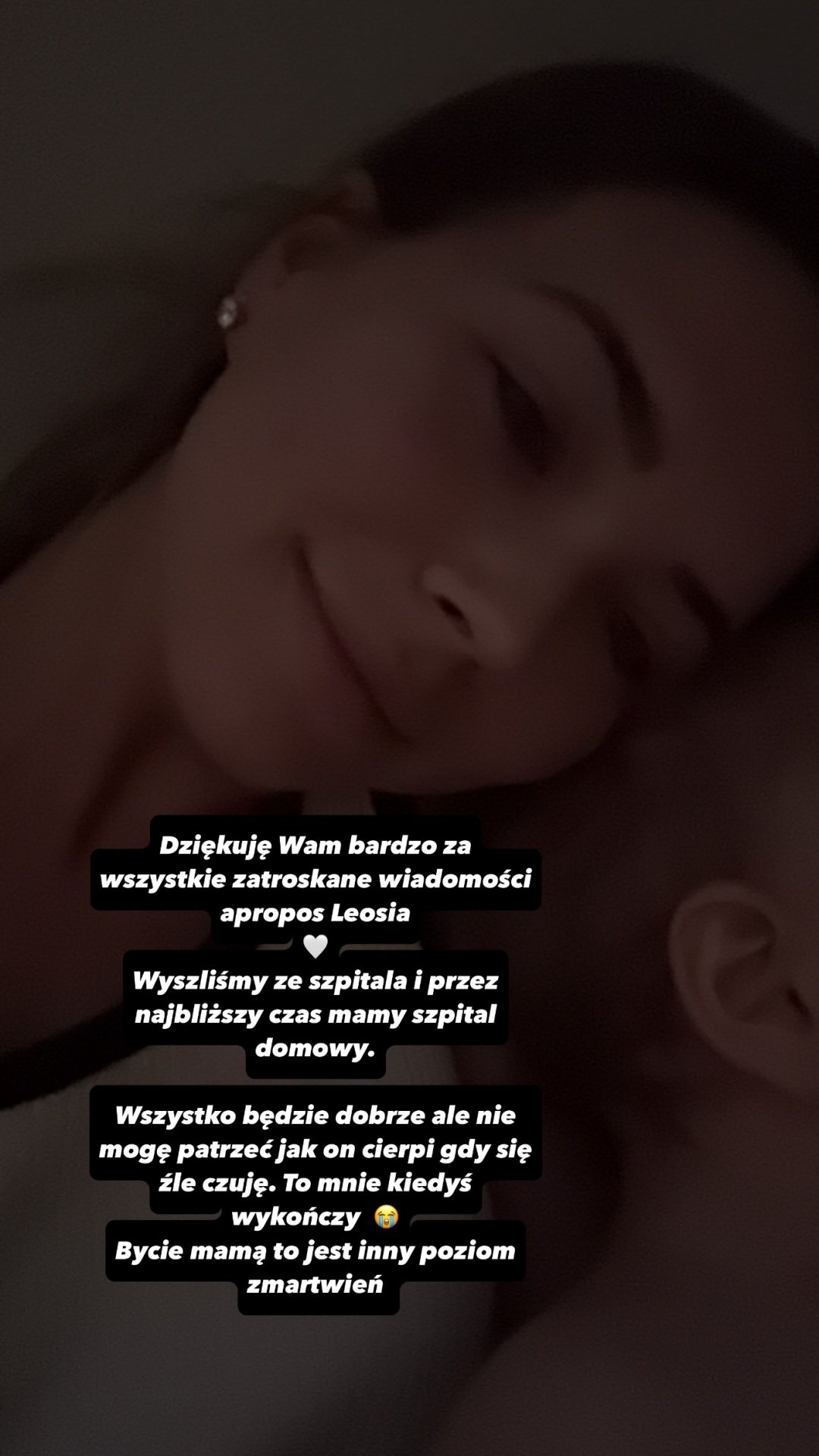 zdjęcie Sandry Kubickiej z napisami