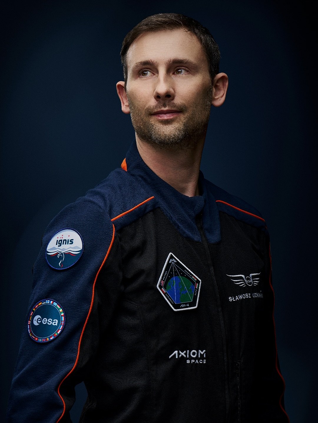 Sławosz Uznański-Wiśniewski w uniformie