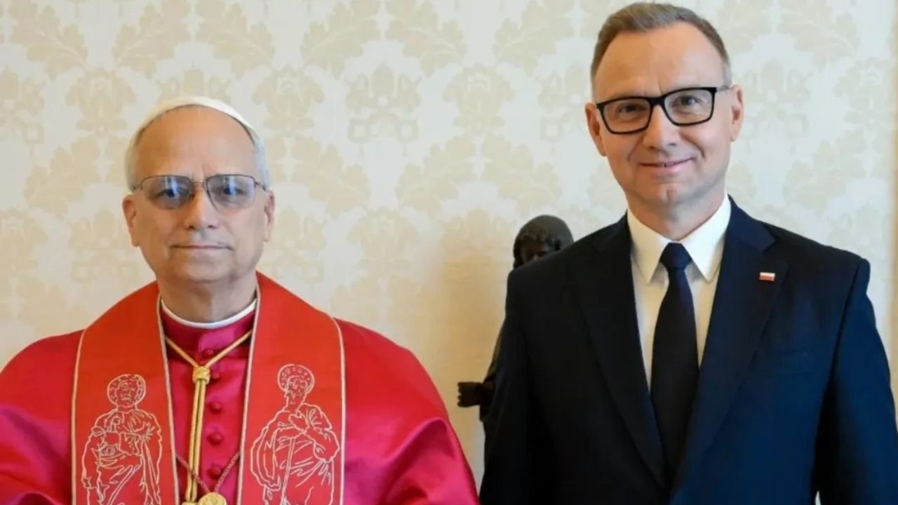 Andrzej złożył wizytę najważniejszemu Leonowi. Na próżno szukać Agaty u jego boku. Nie do wiary, kto ją zastąpił [wideo]