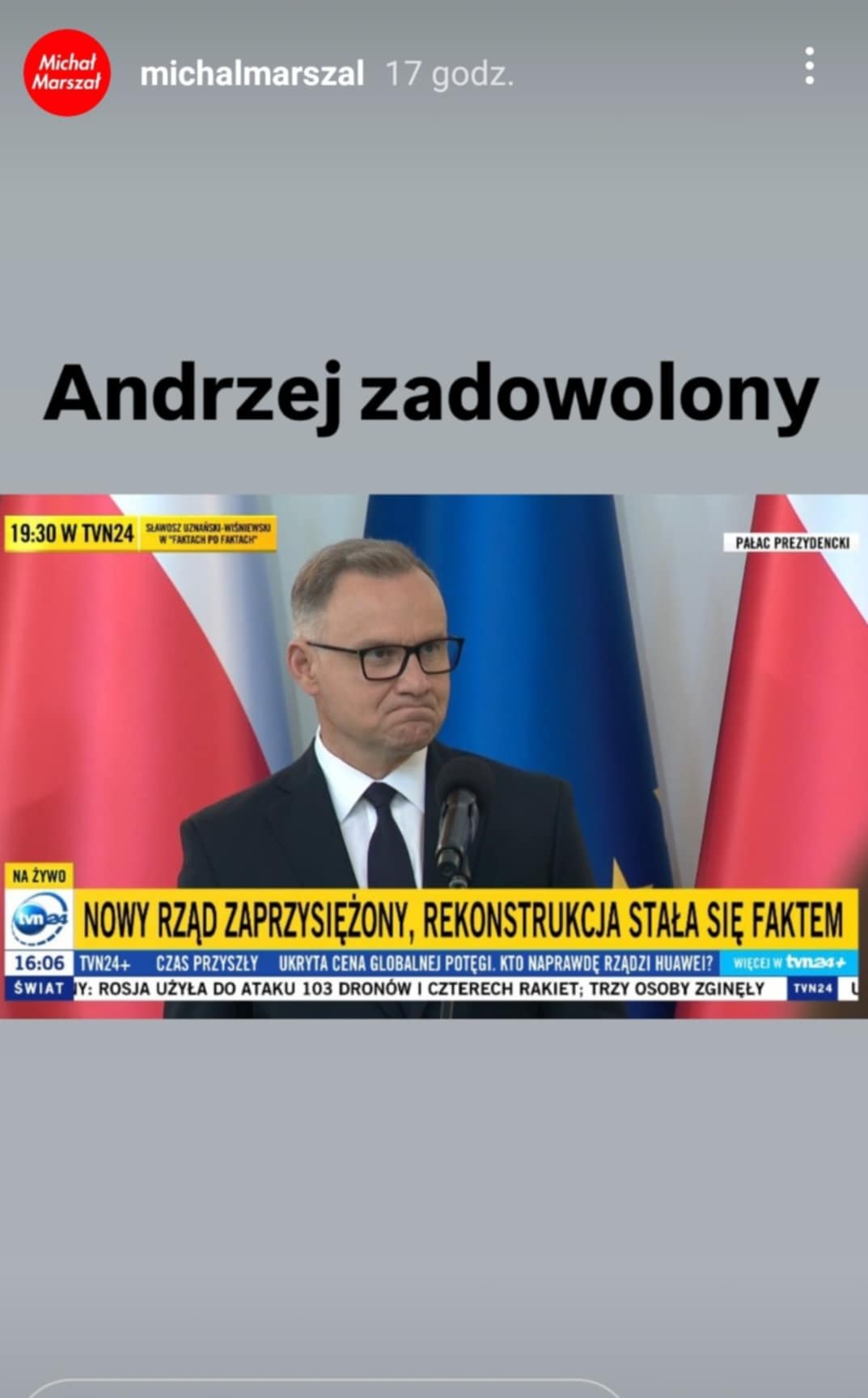 andrzej-duda stroi miny