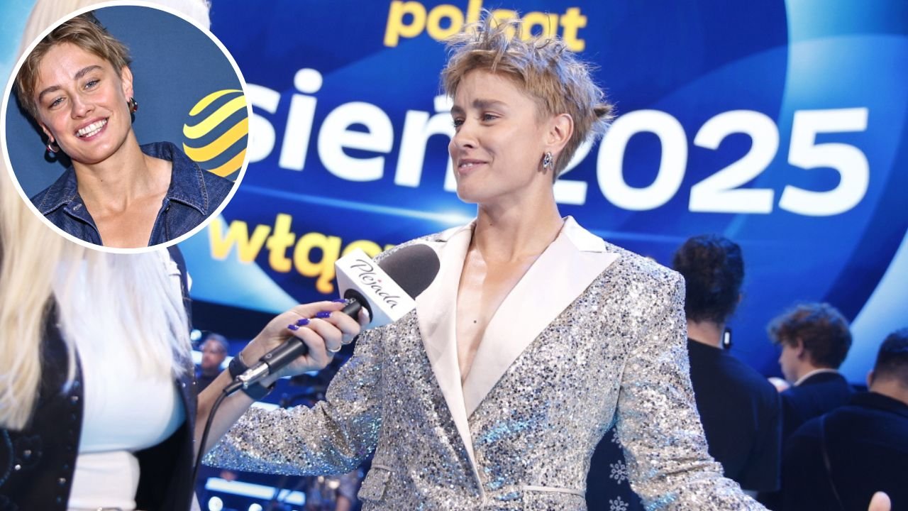 Katarzyna Zillmann zrobiła furorę na ramówce Polsatu - bez stanika i z rozpiętą koszulą. Niczym się nie przejmowała
