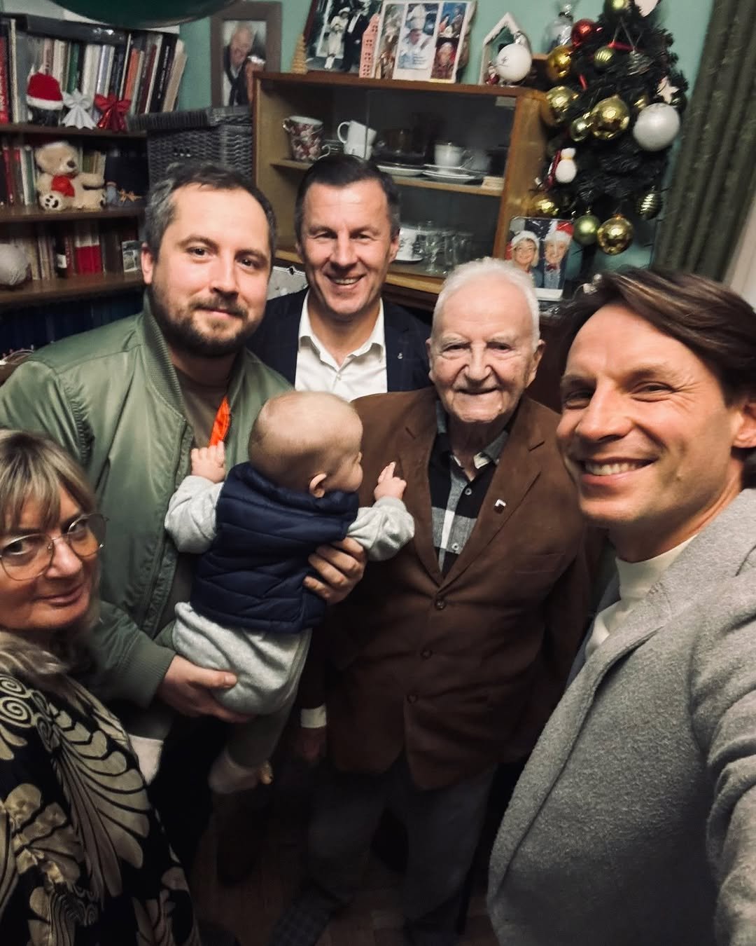 Tomasz Wolny z majorem Jakubem Nowakowskim ps. „TOMEK” z legendarnego Batalionu „Zośka”