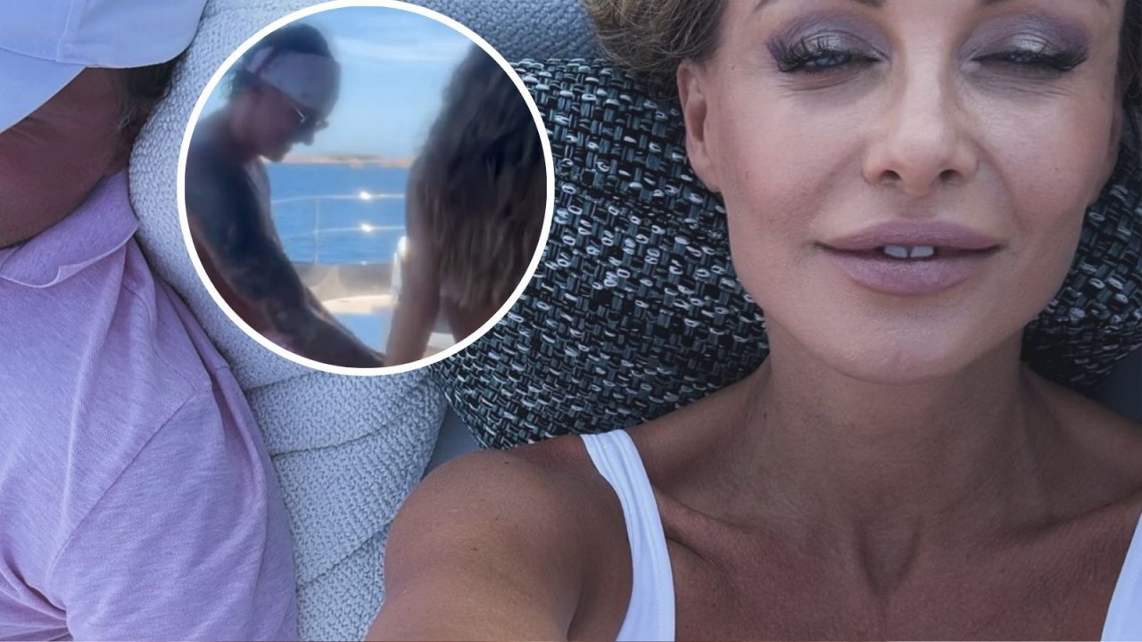 Małgorzata Rozenek w odważnych wdziankach pochwaliła się rejsem. Radek nie mógł utrzymać rąk z daleka