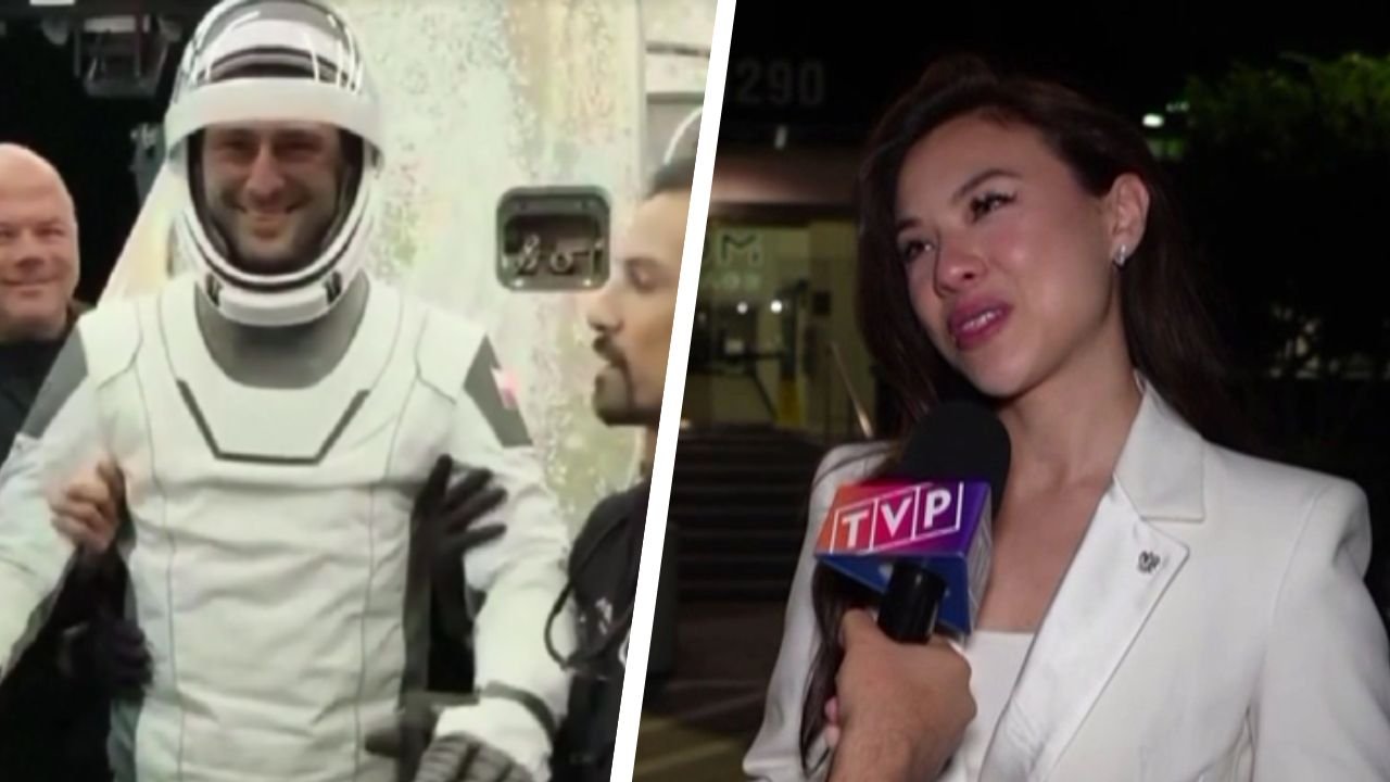Sławosz Uznański wrócił już na Ziemię [wideo]. Pierwsze słowa żony astronauty rozczulają