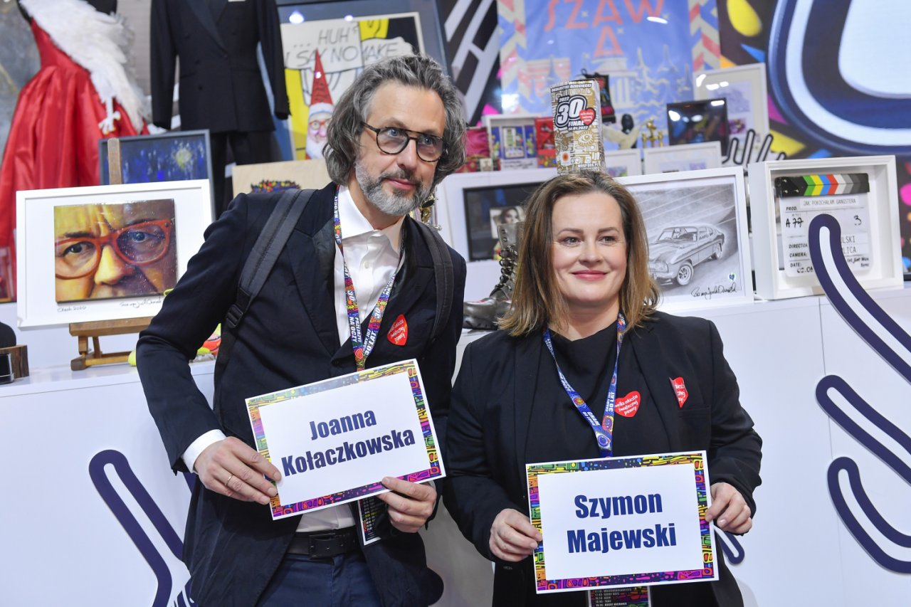 Joanna Kołaczkowska, Szymon Majewski obok siebie