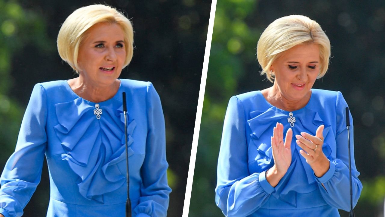 Agata Duda tak wygląda po cywilnemu. Jej pierwsza stylizacja "na wolności" zachwyca