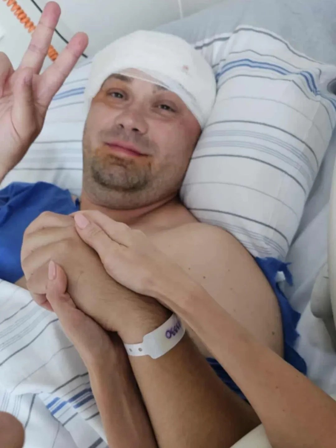 Adrian Szydłowki w szpitalu