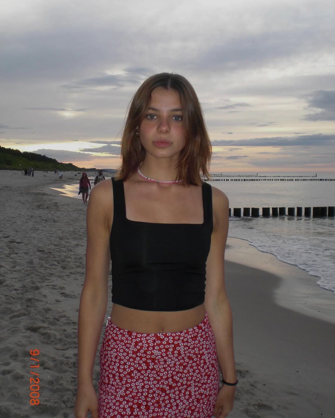 córka natarszy urbańskiej na plaży