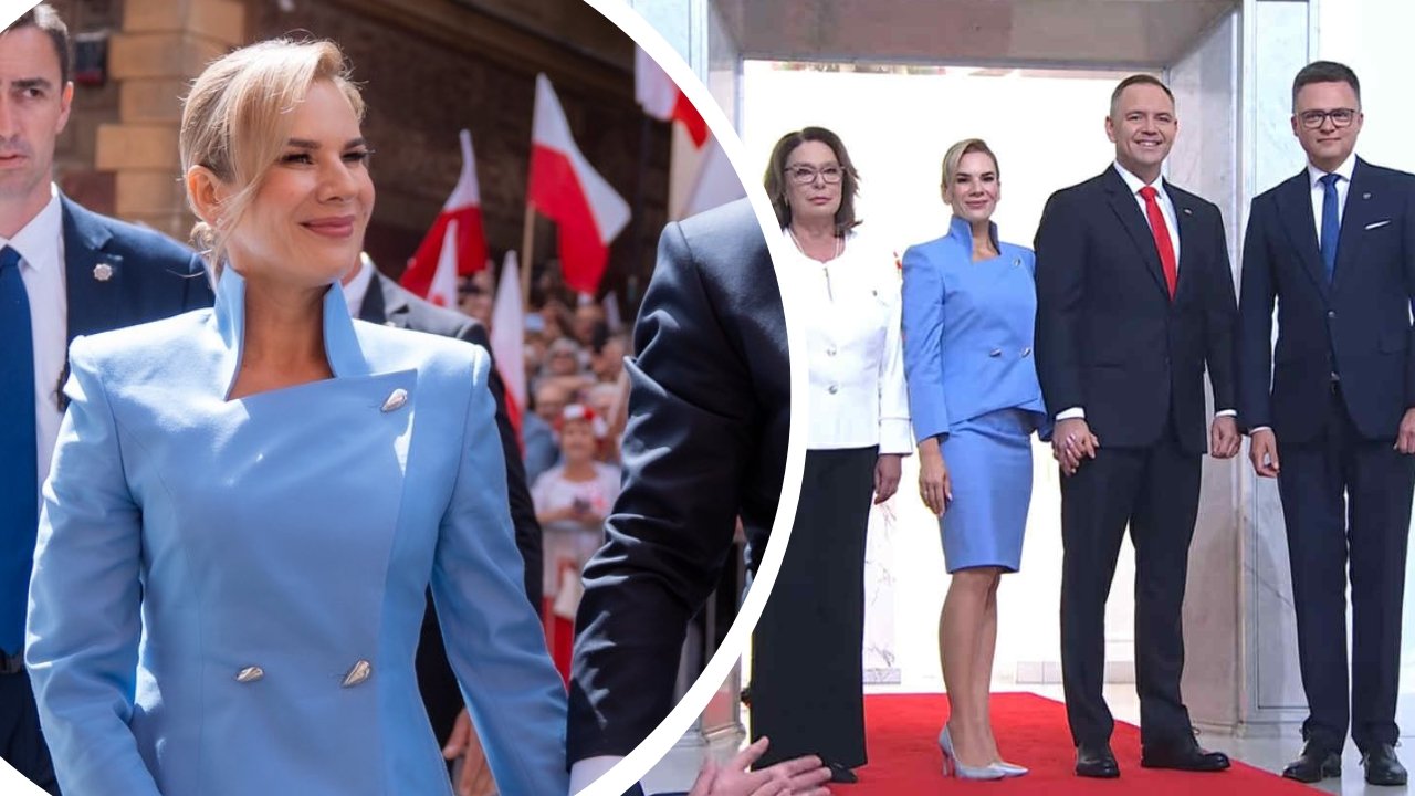 Marta Nawrocka ma tatuaż w newralgicznym miejscu. Na zaprzysiężeniu Karola nie dało się go ukryć