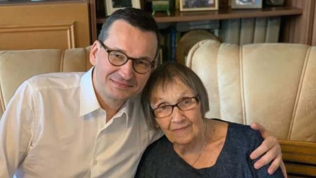 Mateusz Morawiecki z mamą