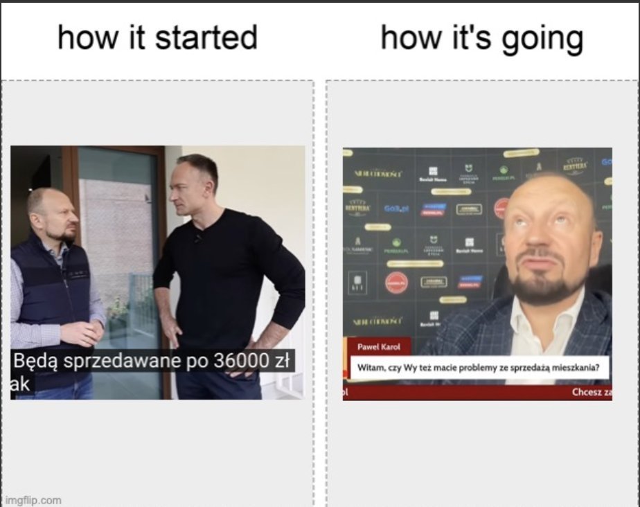 Mem o prolemach flipperów ze zbyciem mieszkan