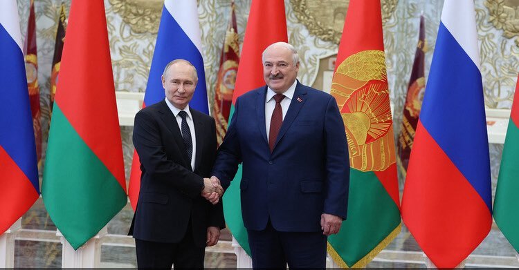 Władimir Putin i Aleksandr Łukaszenka