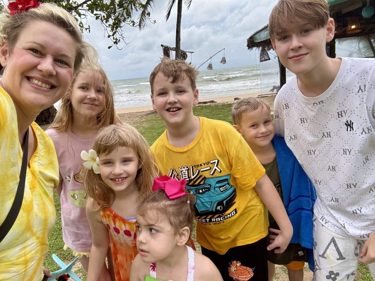 Dominika Clarke z dziećmi
