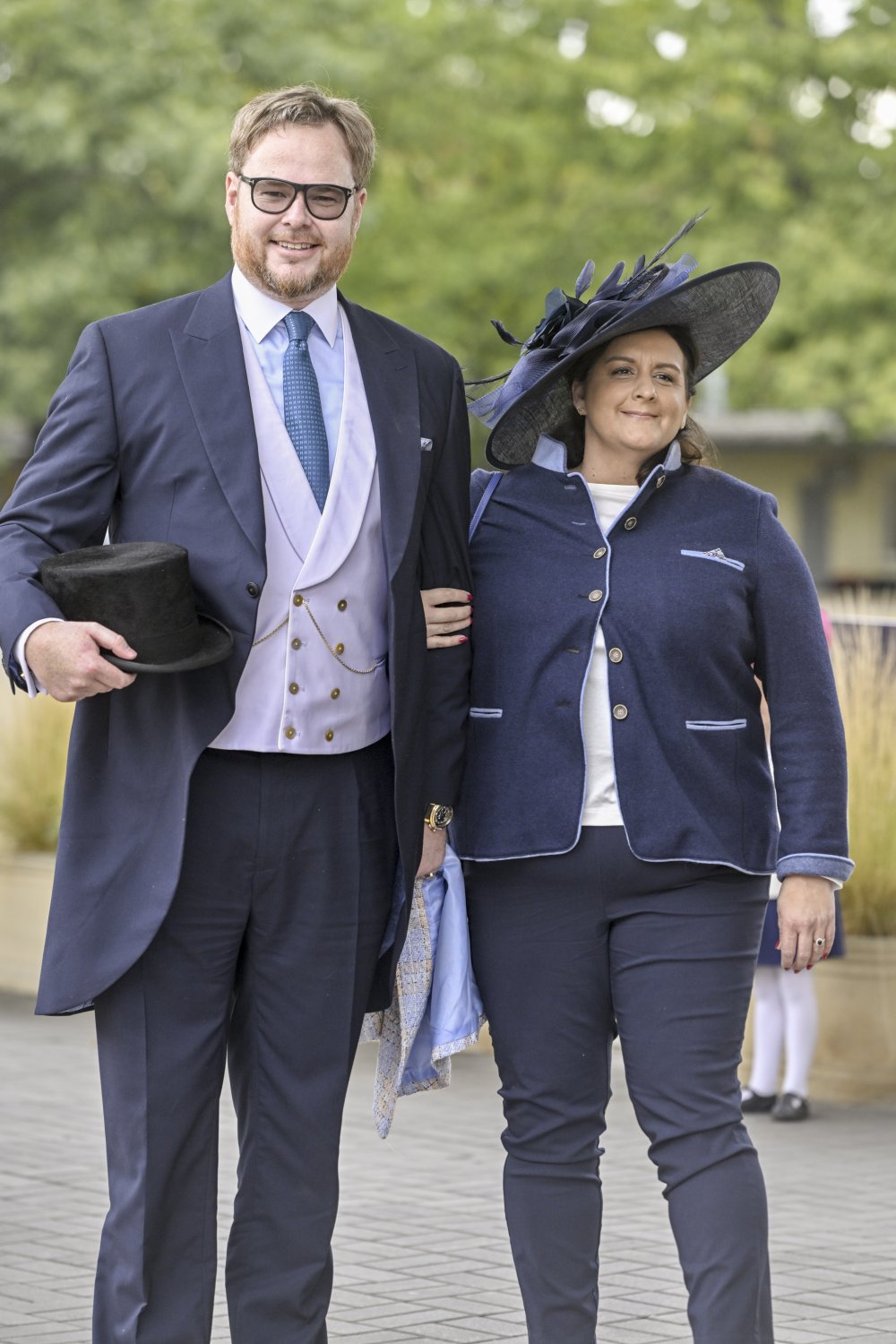 Jan Lubomirski-Lanckoroński z żoną