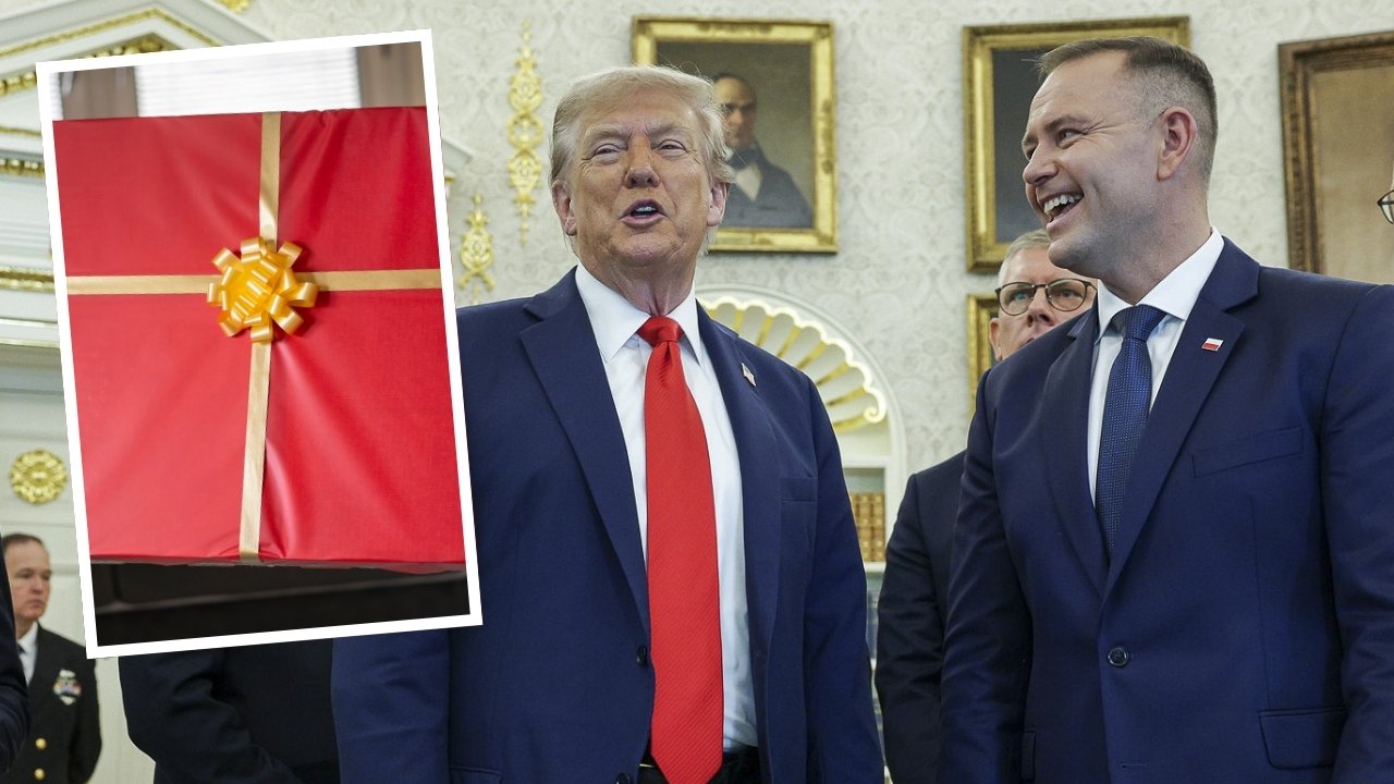 Niesłychane, jakie dwa prezenty Nawrocki wręczył Trumpowi. Tego Amerykanin się nie spodziewał