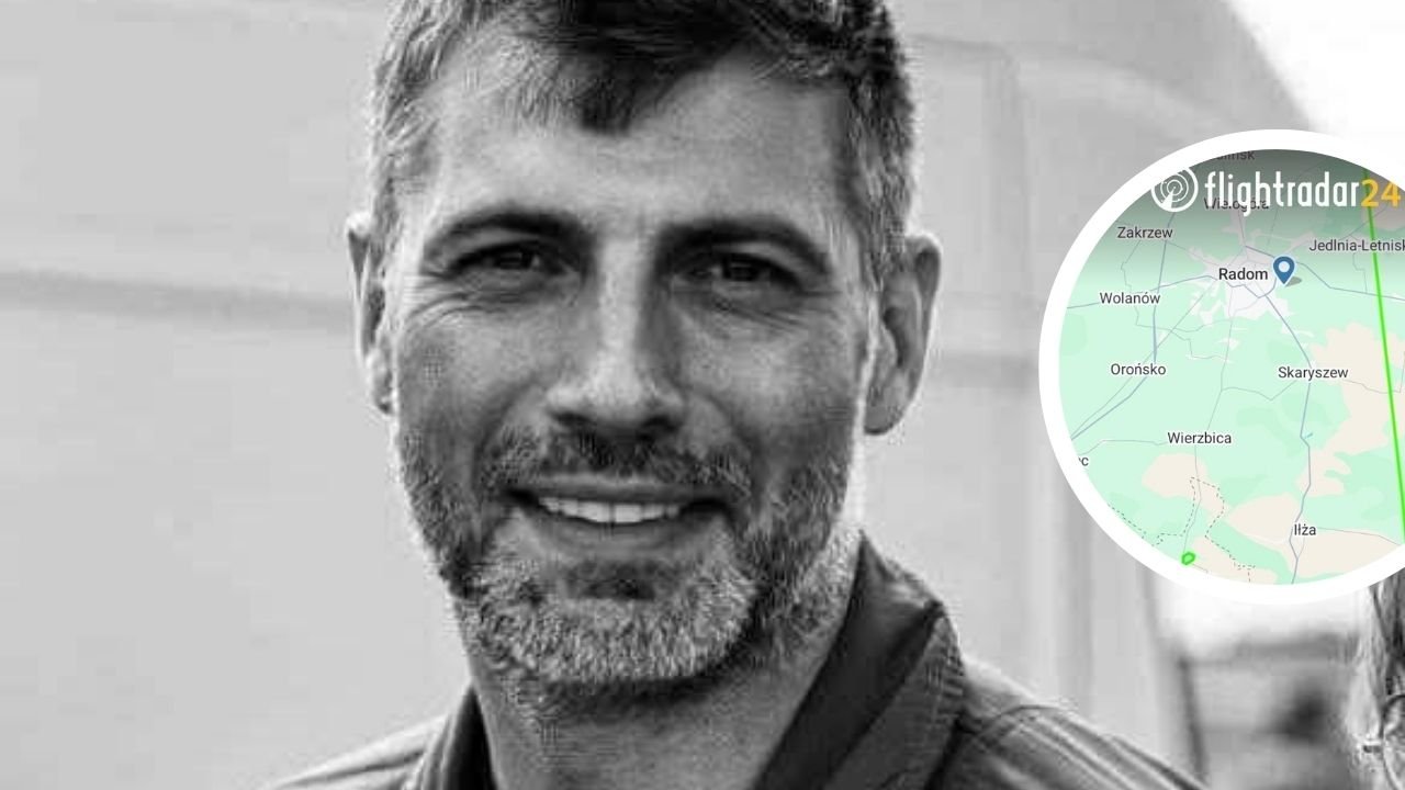 Ciarki na plecach. Tajemniczy pilot napisał TO na niebie - dla Macieja "Slaba" Krakowiana