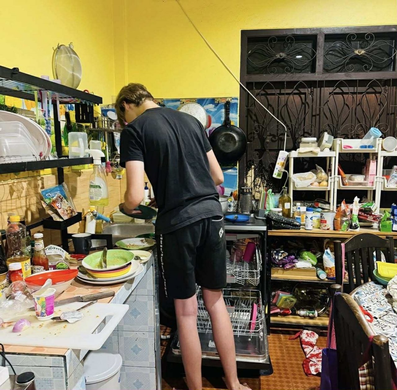 Kuchnia w domu rodziny Clarke