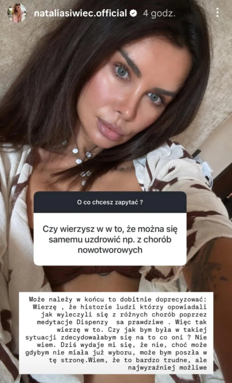 natalia siwiec - zbliżenie na twarz
