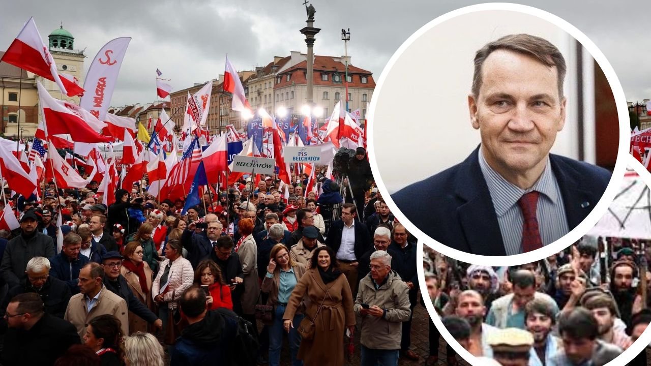 Sikorski wjechał na pełnej. Jednym zdjęciem ośmieszył marsz PiS na 300%