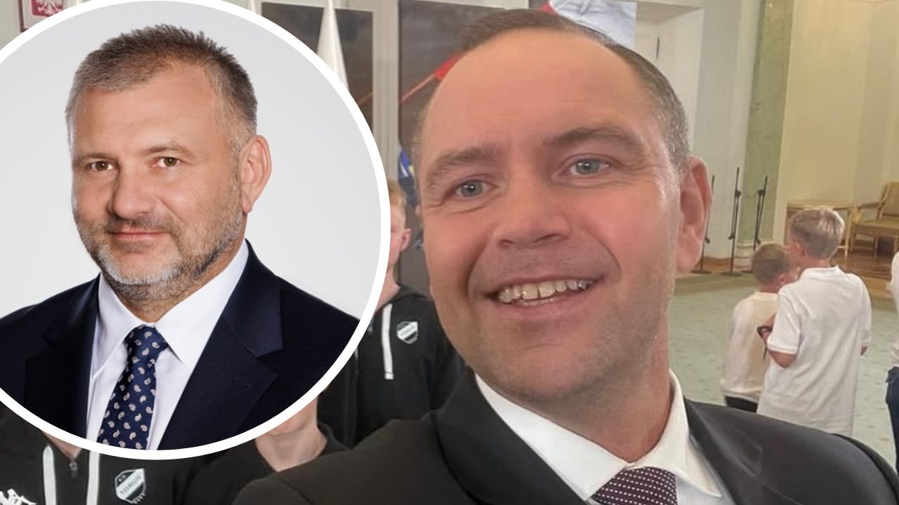 zbliżenie na twarze karola nawrockiego i waldemara żurka