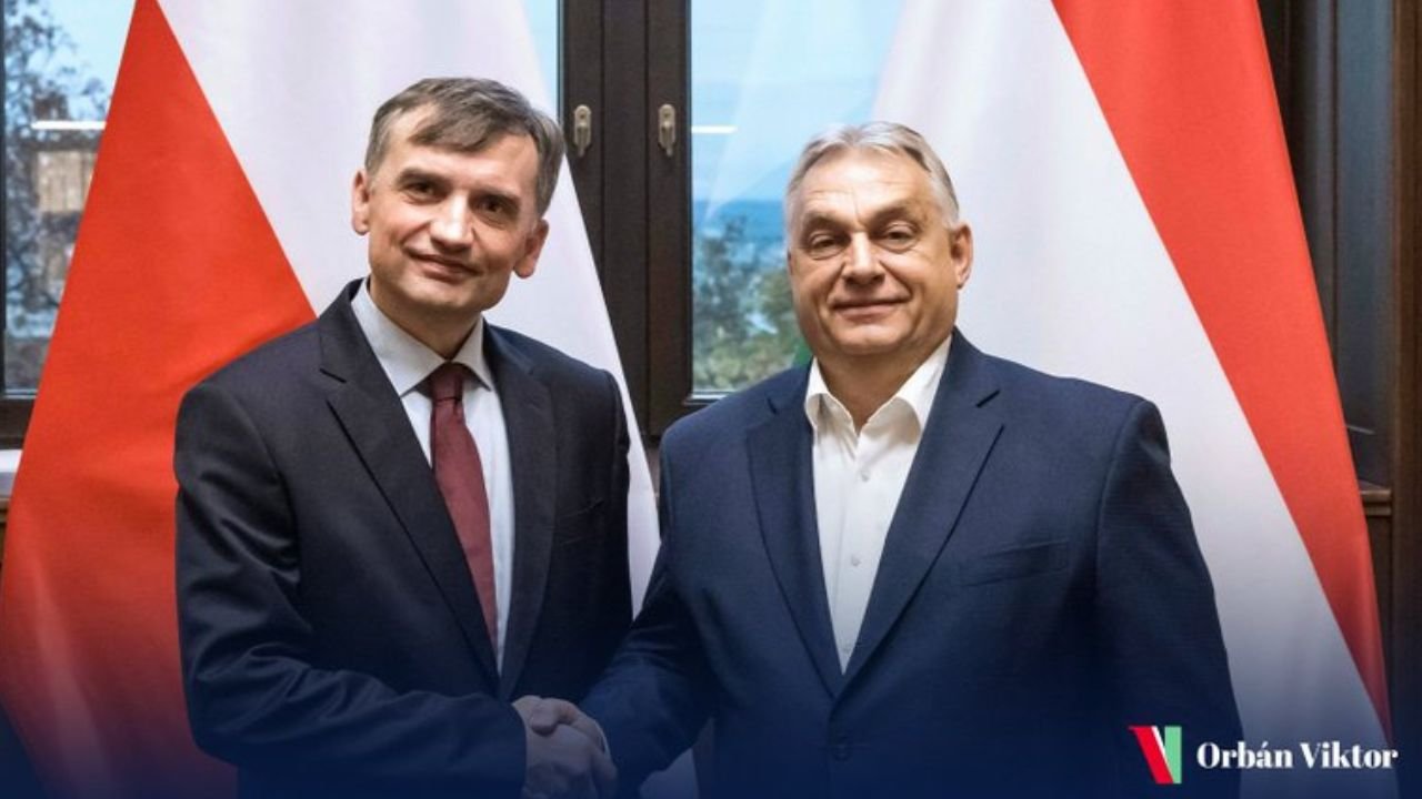 Victor Orban ze Zbigniewem Ziobro w Budapeszcie