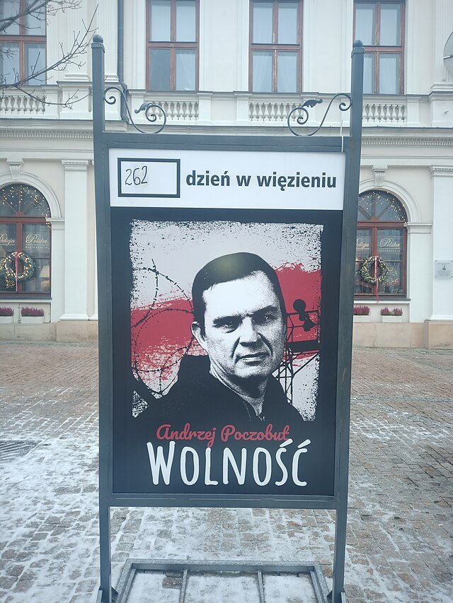 andrzej poczobut plakat o uwolnienie